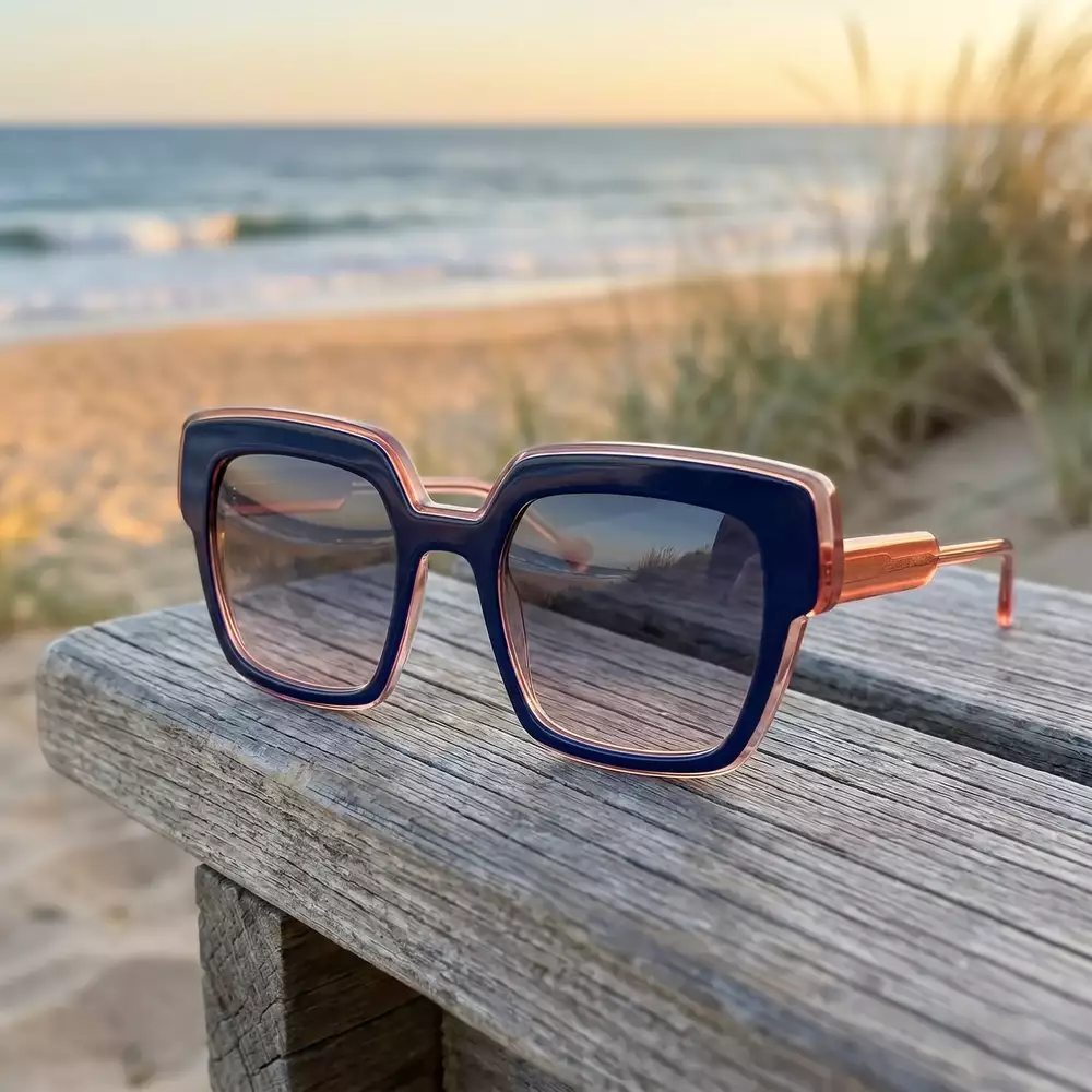 Lunettes Caroline Abram - photo terrain - referencement seo lacanau a lacanau longarisse