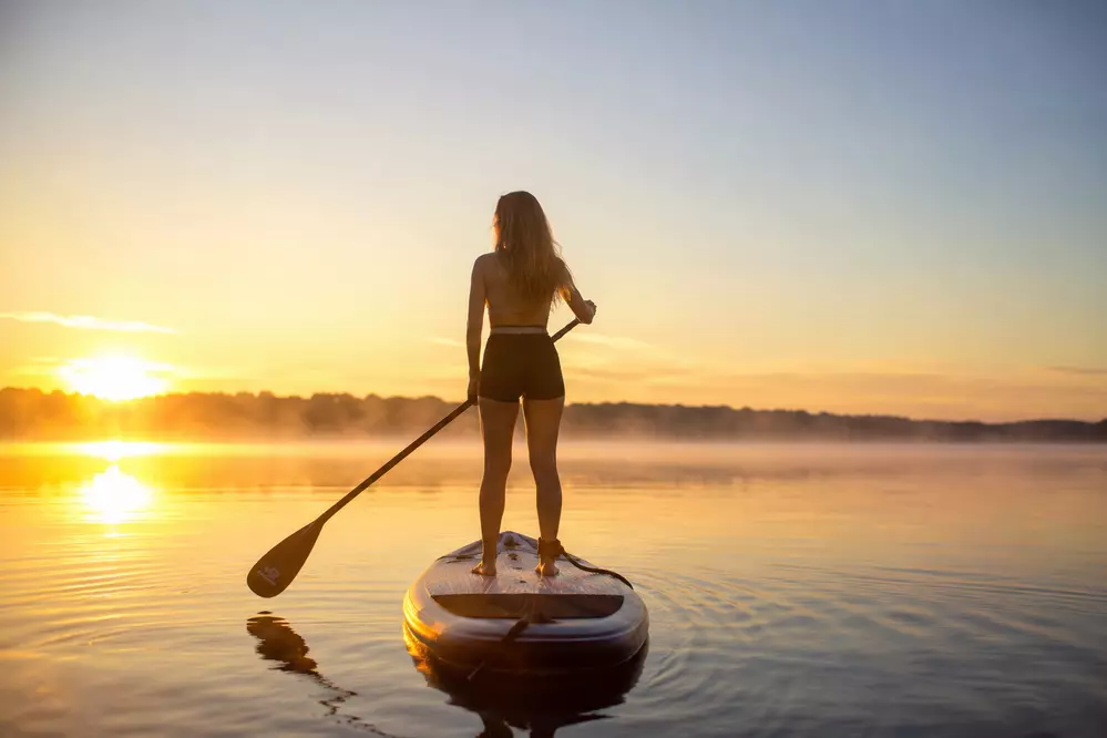 Chris, the original Lacanau SUP rider